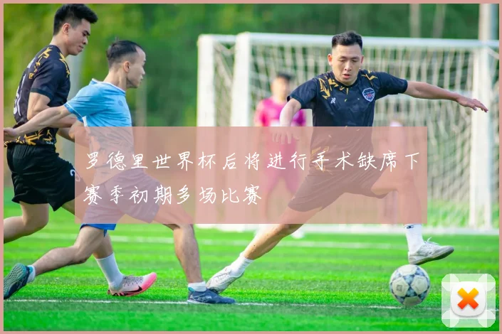 罗德里世界杯后将进行手术缺席下赛季初期多场比赛